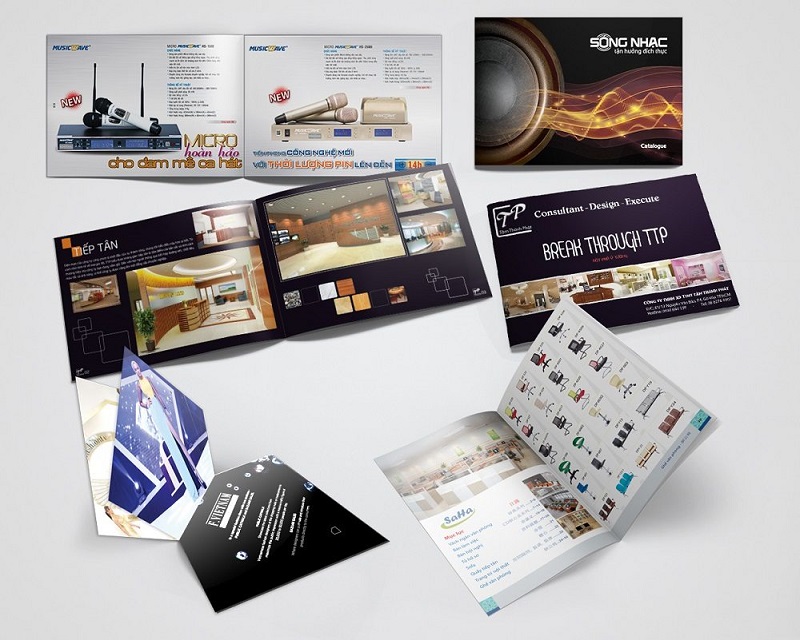 Những phần cơ bản trên một cuốn catalogue